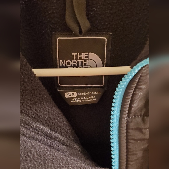 Vintage Rare North Face Denali Black with Light Blue Accents Fleece Jacket - Picture 3 of 10